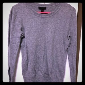 long sleeve gray sweater